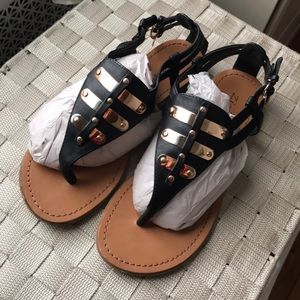 Black womens sandals